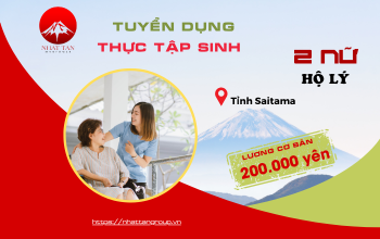  Đơn Hàng Tuyển TTS Nữ Ngành Nghề Hộ Lý Tỉnh Saitama